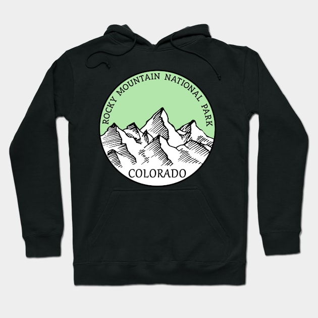 Rocky Mountain National Park Colorado Hoodie by TravelTime